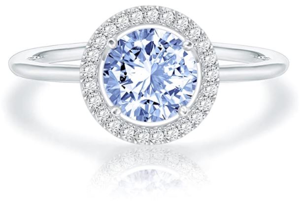 14K Gold Plated Swarovski Crystal Birthstone Ring - Adjustable Stackable Ring
