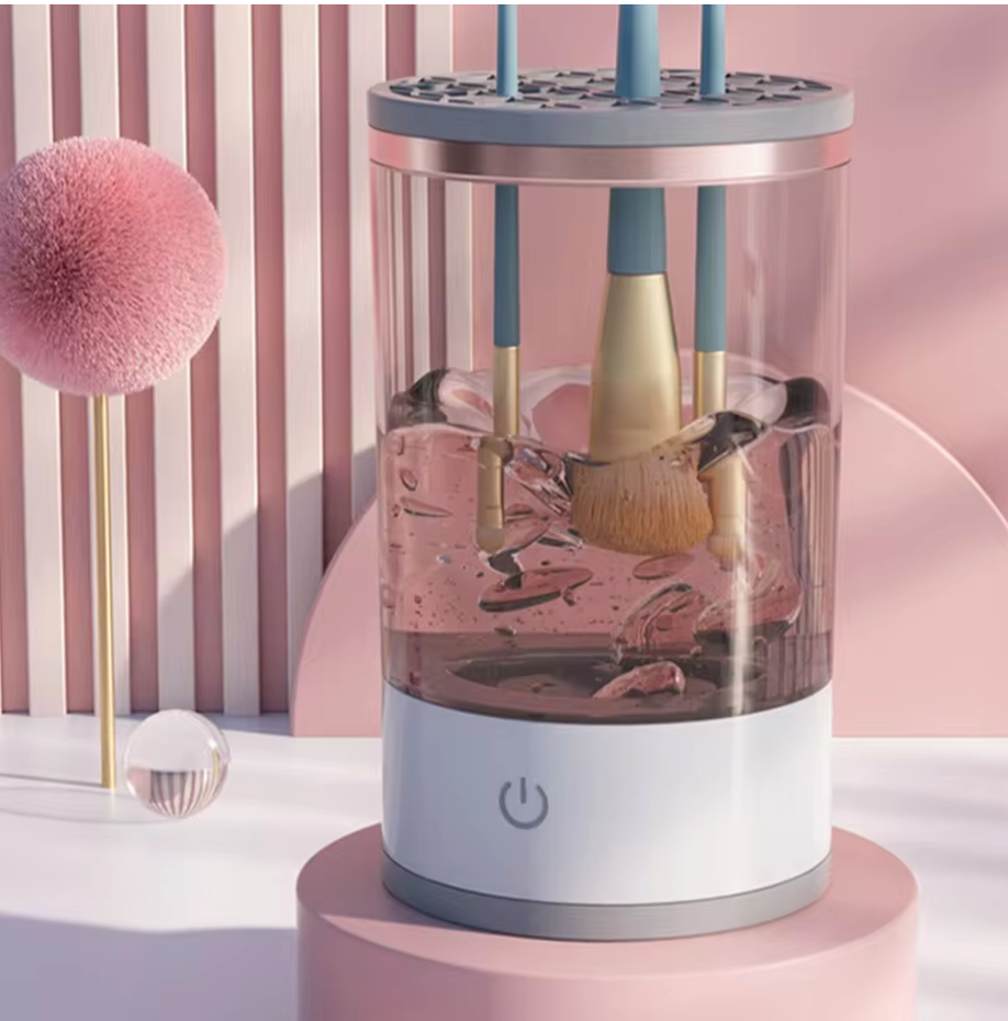 FREE BAG AND BRUSHES 3-in-1 Electric Makeup Brush Cleaner & Dryer – Quick, Easy, and Automatic Cleaning Tool - FREE Brushes (Copy)