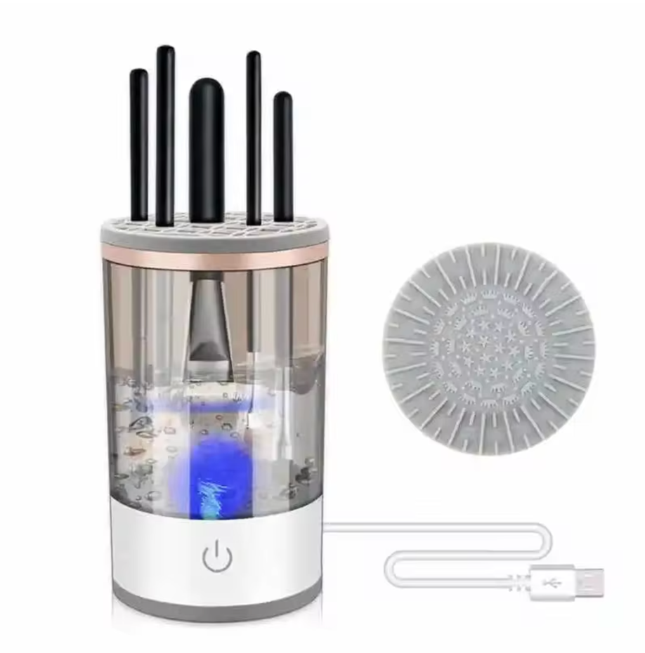 FREE BAG AND BRUSHES 3-in-1 Electric Makeup Brush Cleaner & Dryer – Quick, Easy, and Automatic Cleaning Tool - FREE Brushes (Copy)