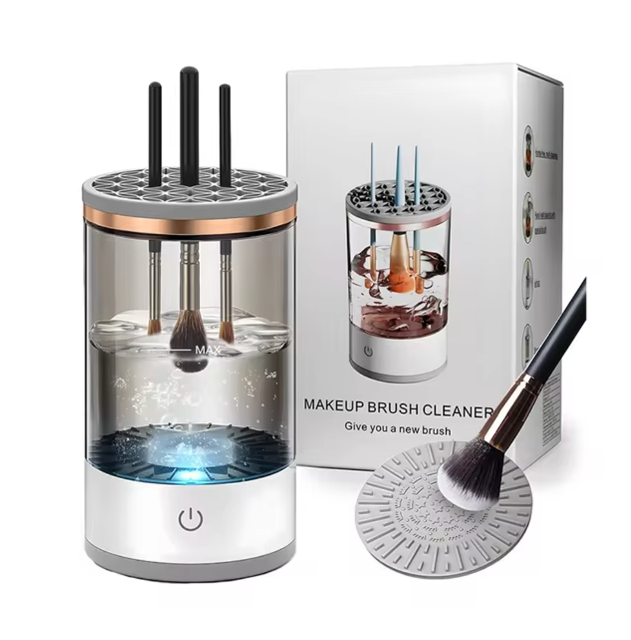 FREE BAG AND BRUSHES 3-in-1 Electric Makeup Brush Cleaner & Dryer – Quick, Easy, and Automatic Cleaning Tool - FREE Brushes (Copy)
