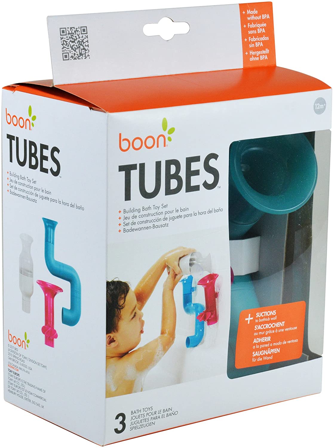 Pipes Building Bath Toy, Multicolour