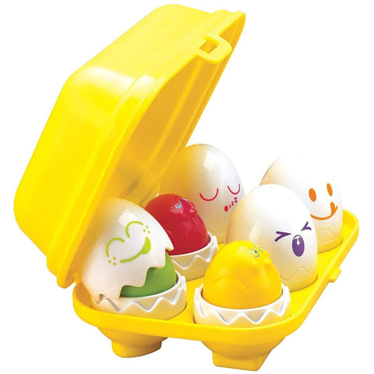 Hide & Squeak Eggs, yellow red green blue orange purple