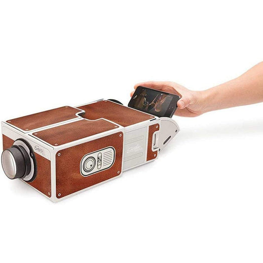 Mini Portable Cardboard Smart Phone Projector for Home Theater Projector Audio Or Video