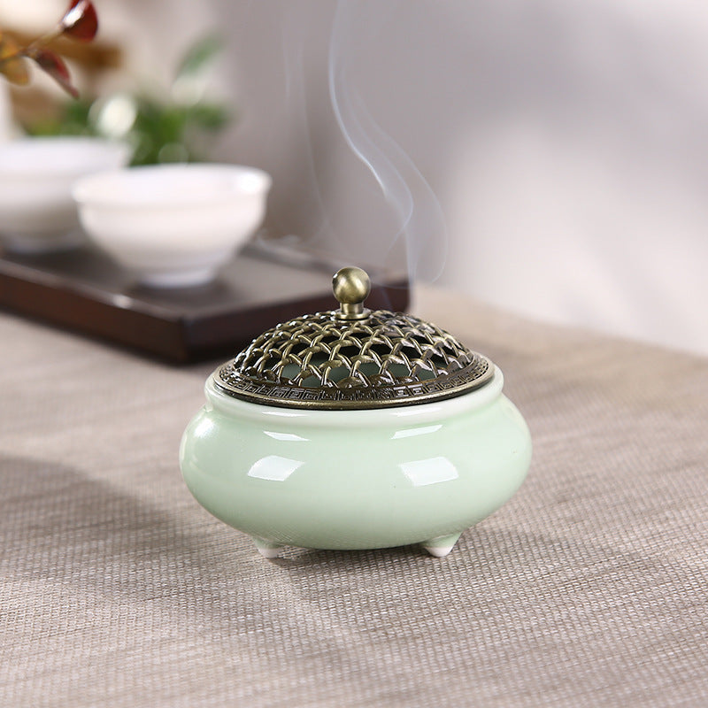 Ceramic Three-legged Incense Burner