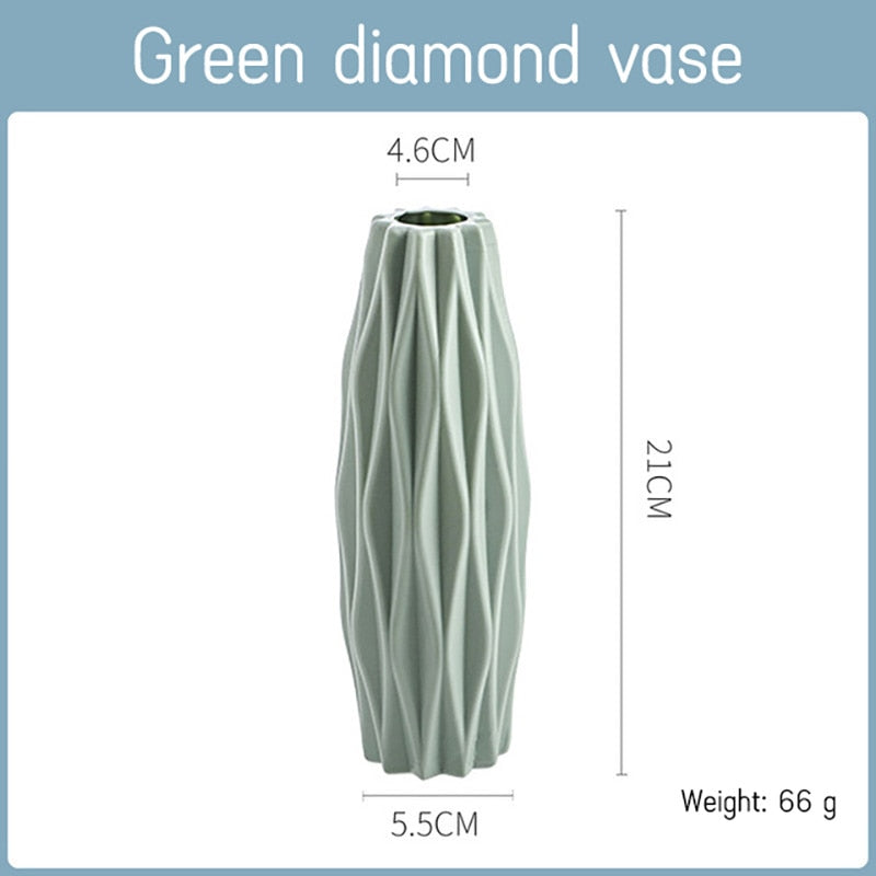 Luxury Modern Plastic Vase