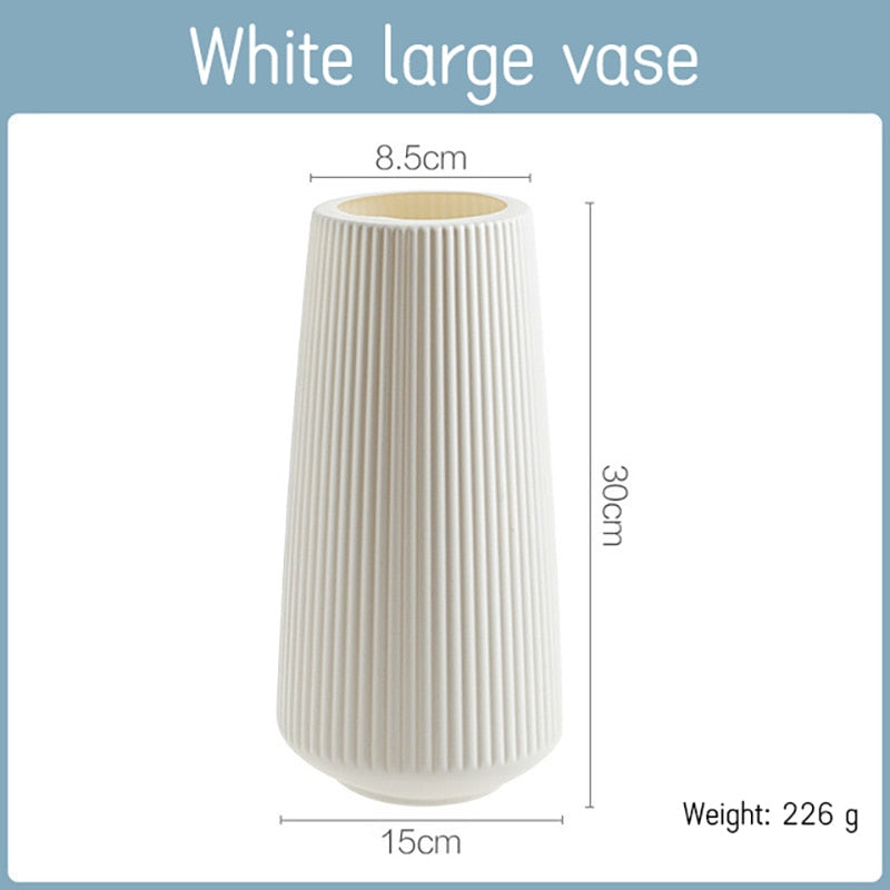 Luxury Modern Plastic Vase